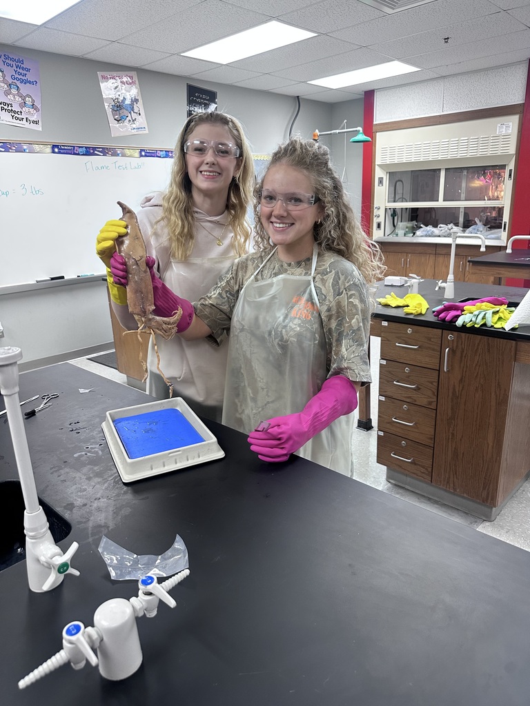 Our Zoology students recently wrapped up their Cephalopoda unit by completing their squid dissections! 🦑🔬  Students explored squid anatomy up close, identifying the different parts and learning how these fascinating creatures function. From locating organs to telling the difference between arms and tentacles—let’s just say students definitely had their hands full with this lab!  Hands-on learning like this helps bring science to life and gives students a deeper understanding of the amazing world of marine biology.