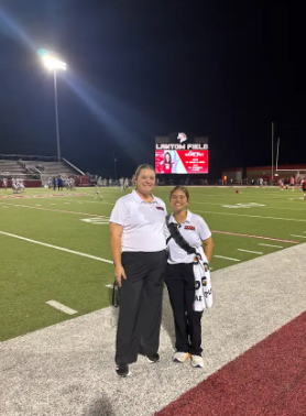 We want to give a huge shoutout to our incredible Certified Athletic Trainers, Karlee Davis and Dacie Sanders, along with their dedicated student aides! Your commitment to keeping our athletes safe, healthy, and competition-ready does not go unnoticed.  From early mornings to late nights, practices to game days, you are always there—taping, treating, encouraging, and supporting every step of the way. Our teams are stronger because of you!  Thank you for everything you do for our athletes and our school community. We appreciate you today and every day!