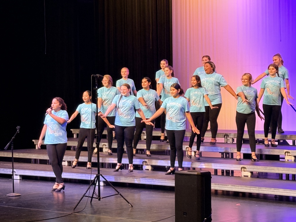 Show Choir Spark! on stage at the RPAC for the first time.