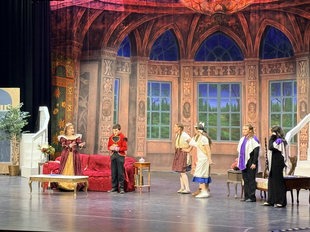 WRJH students on stage at the RPAC