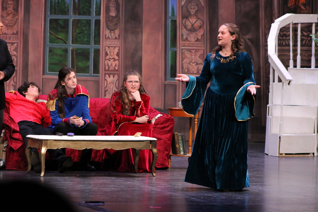 Students acting on stage at the RPAC