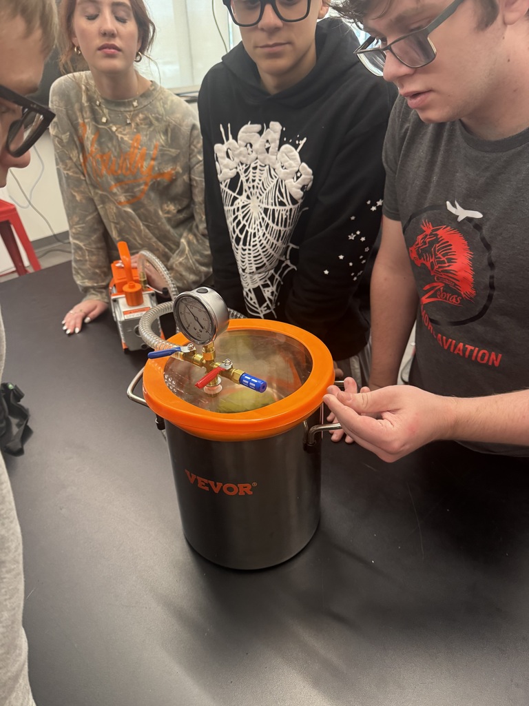 🔬✈️ Hands-On Learning in Action! Our aeronautics students are taking their skills to the next level by assembling and testing a vacuum chamber! This exciting project will be used in future experiments and hands-on learning opportunities focused on atmospheric pressure and real-world applications in aviation and engineering. From design to testing, these students are gaining valuable experience that brings science to life. We can’t wait to see the innovative projects that come next!