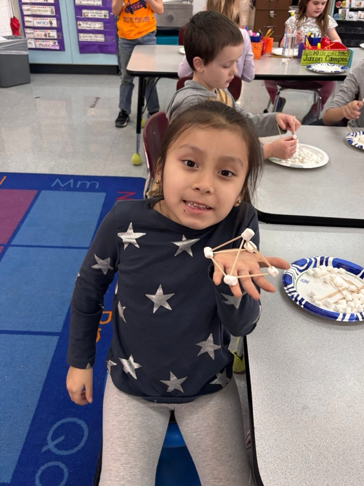 students building shapes 