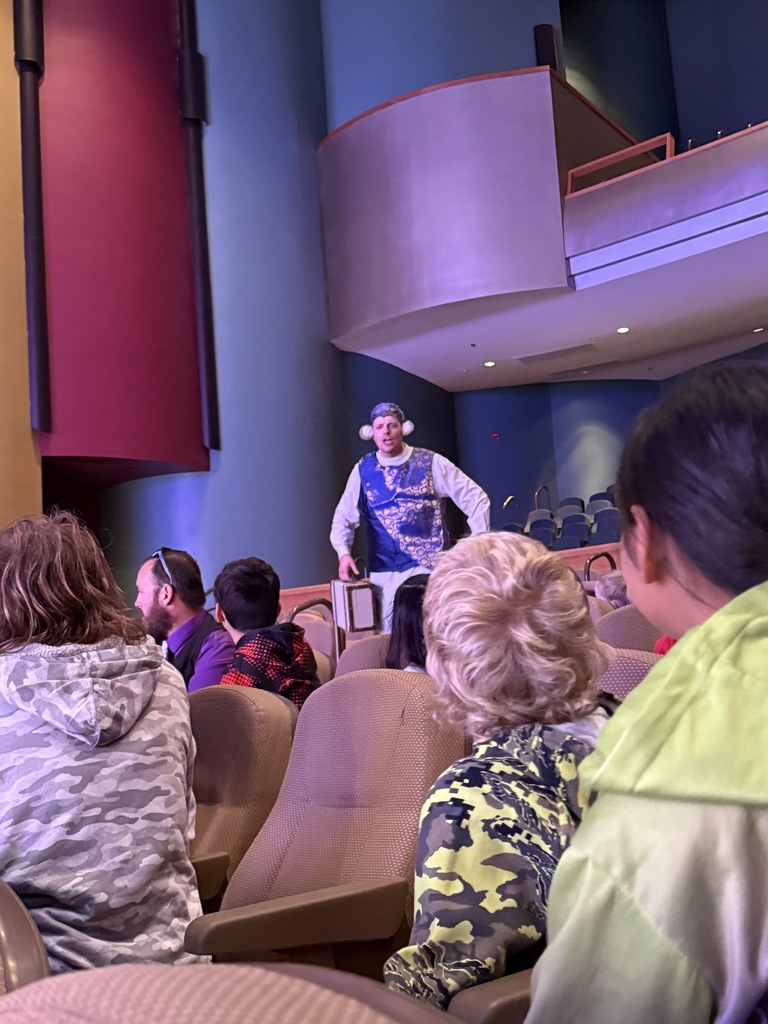 opera performer in crowd