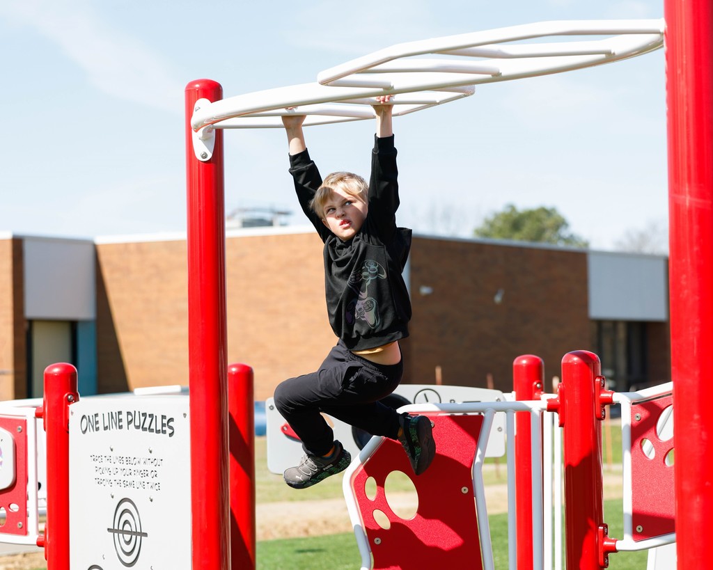 students on the playground 