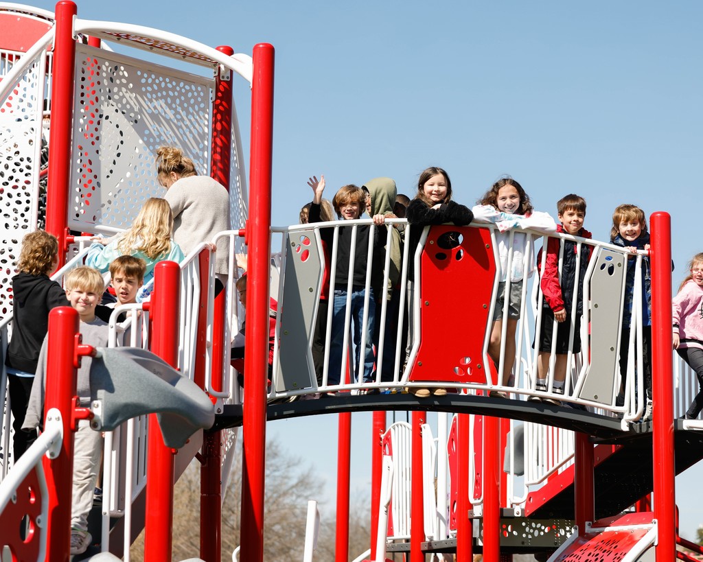 students on the playground 