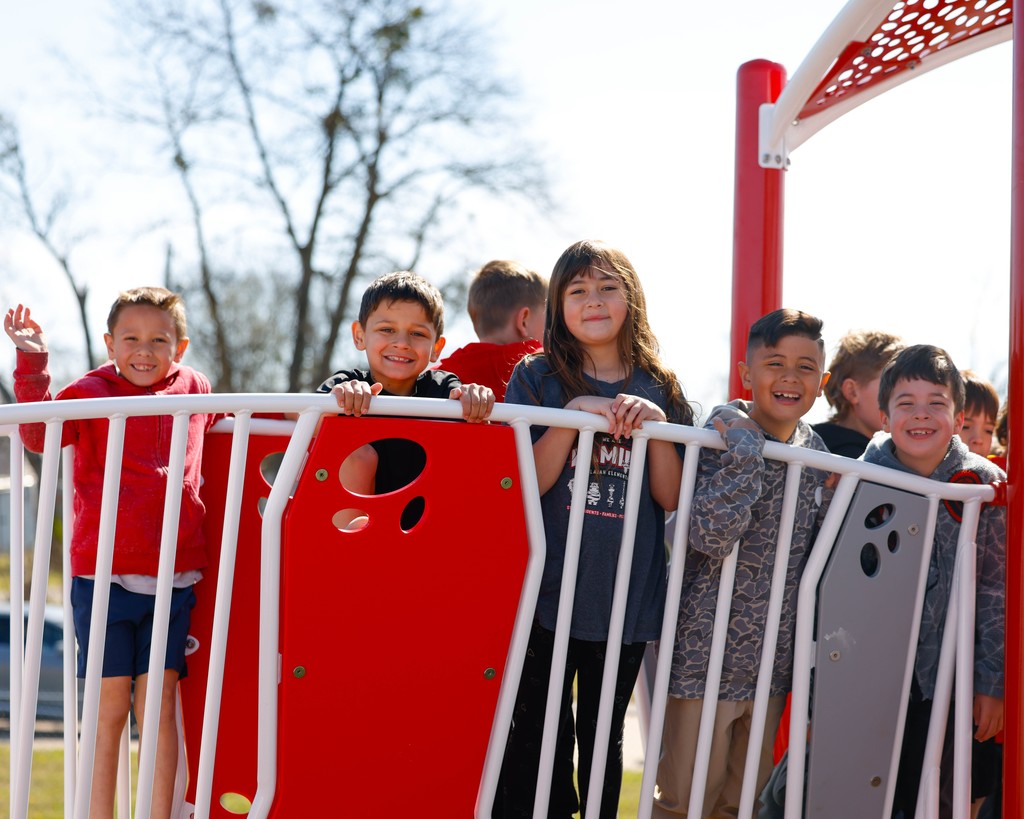 students on the playground 