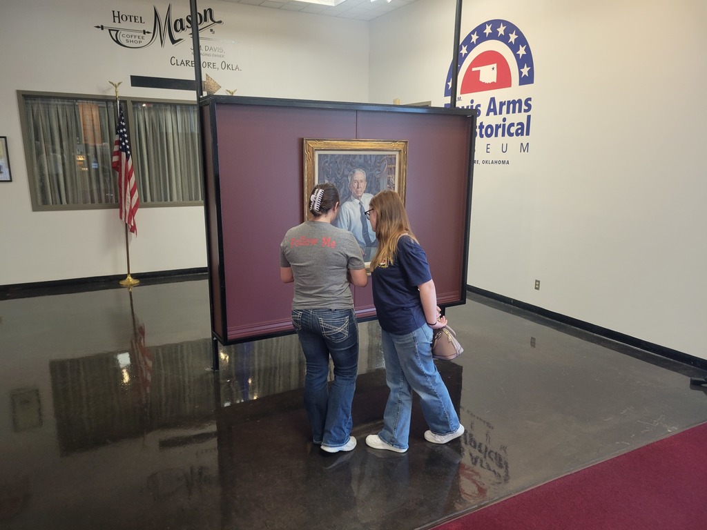 Claremore N.J.R.O.T.C. at the J.M. Davis Museum.