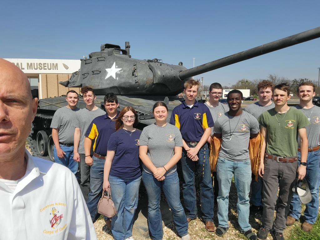 Claremore N.J.R.O.T.C. at the J.M. Davis Museum.