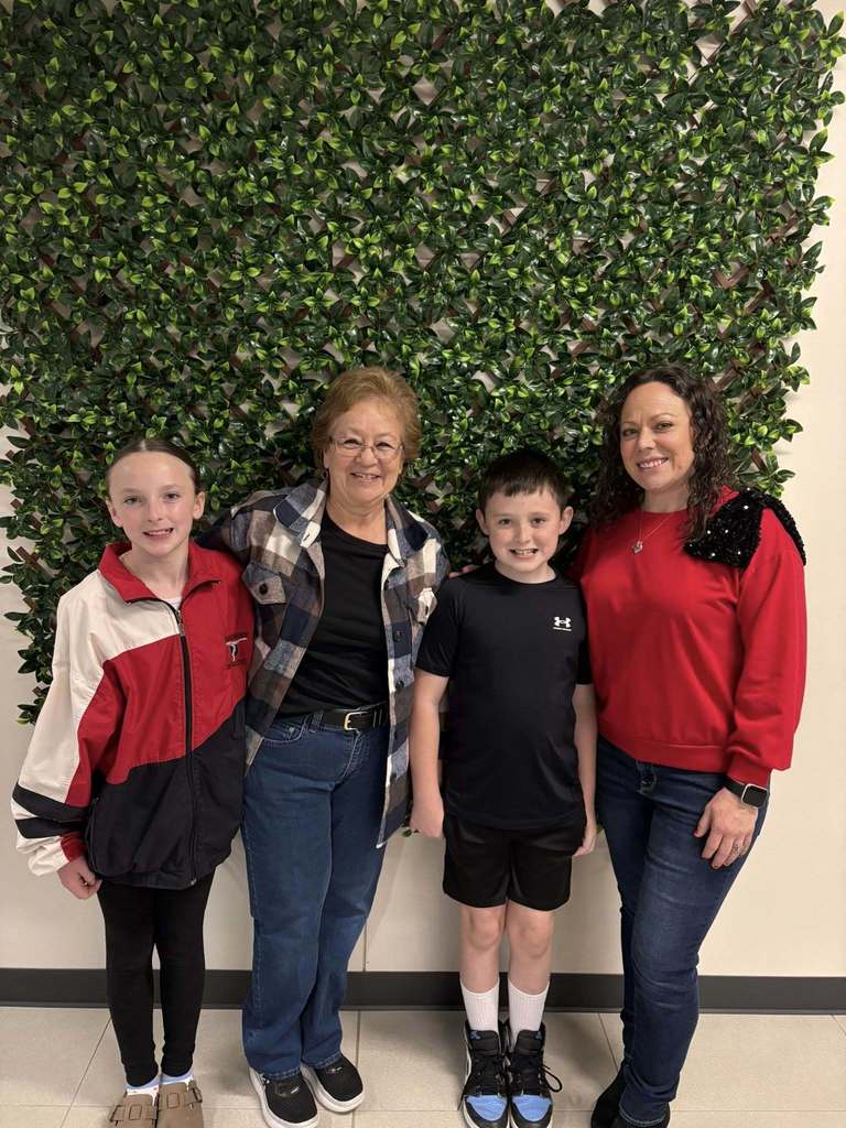 parents and children smiling