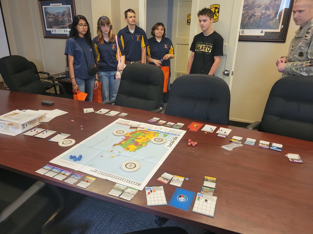 NJROTC students visiting OSU.