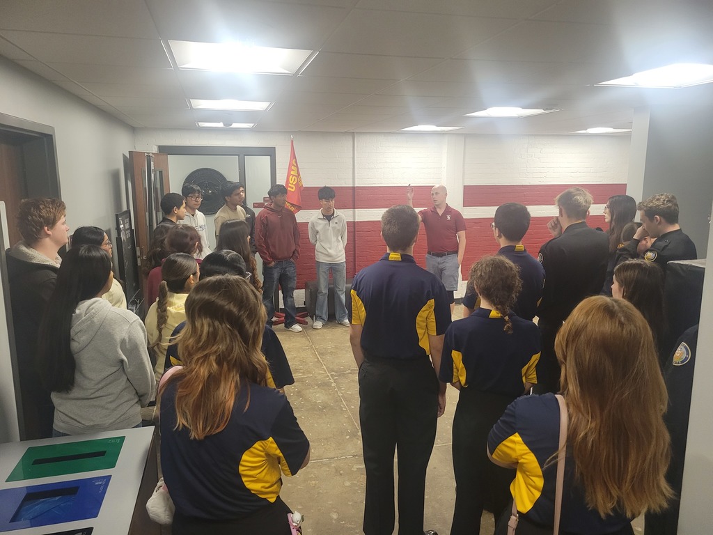 NJROTC students visiting OU.