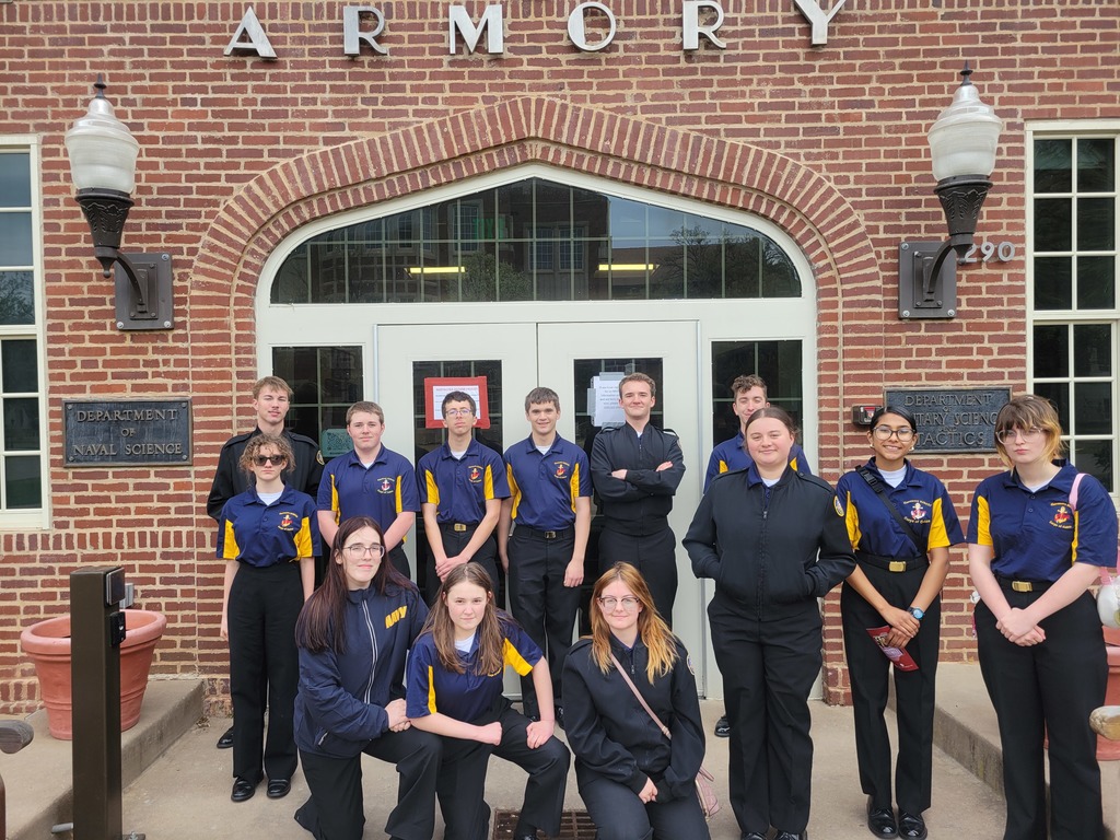 NJROTC students visiting OU.
