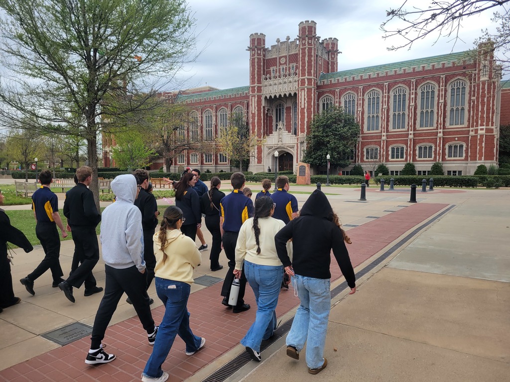 NJROTC students visiting OU.