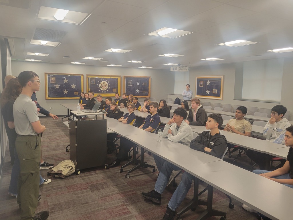 NJROTC students visiting OU.