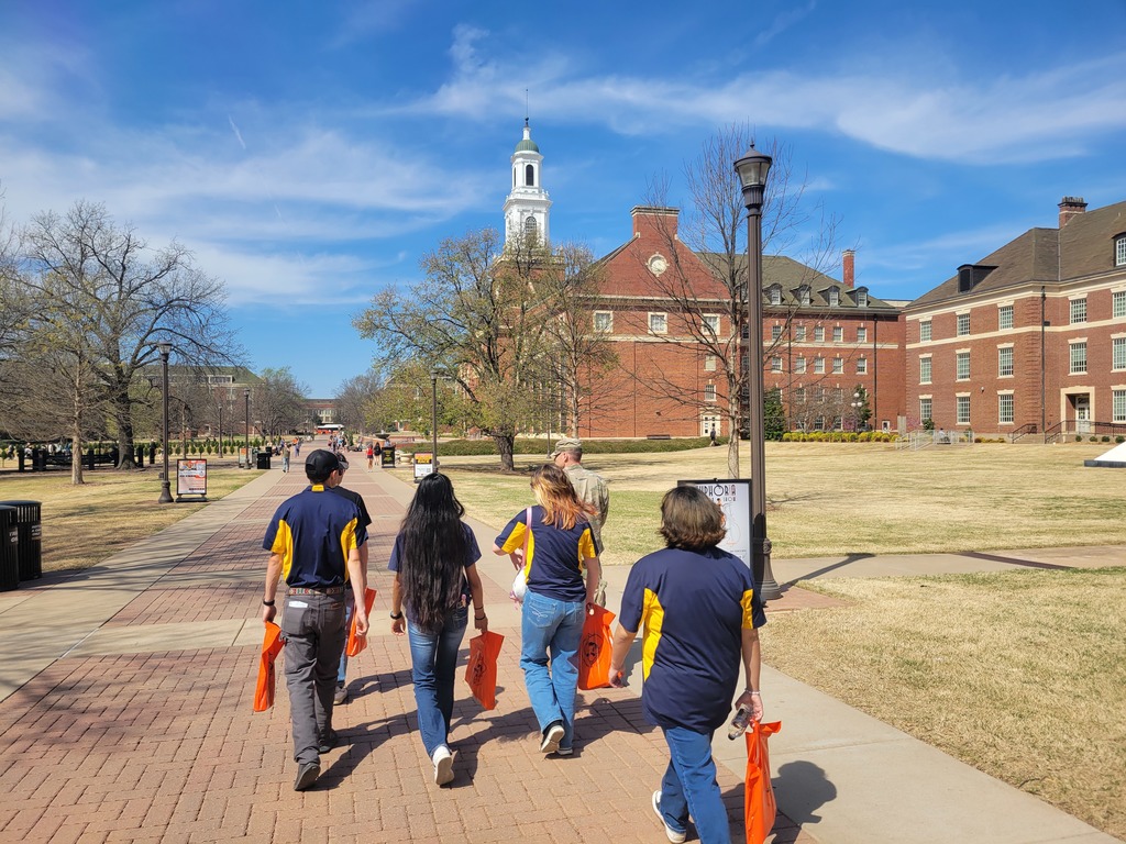 NJROTC students visiting OSU.