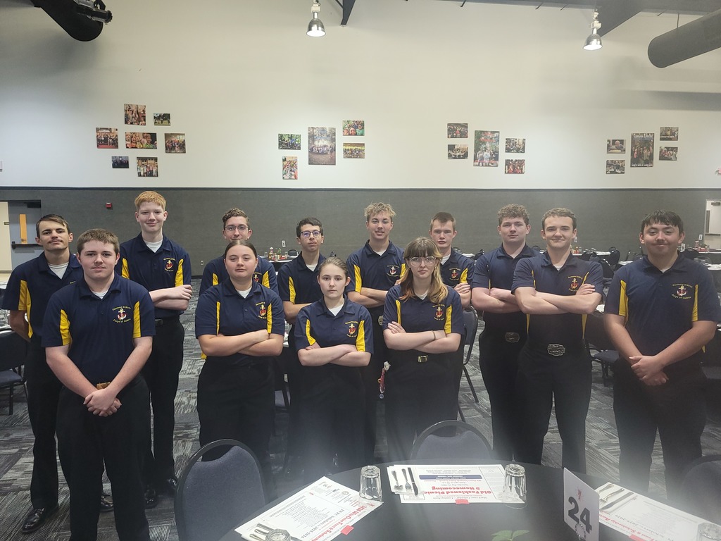 NJROTC students serving at Wild Onion Feast.