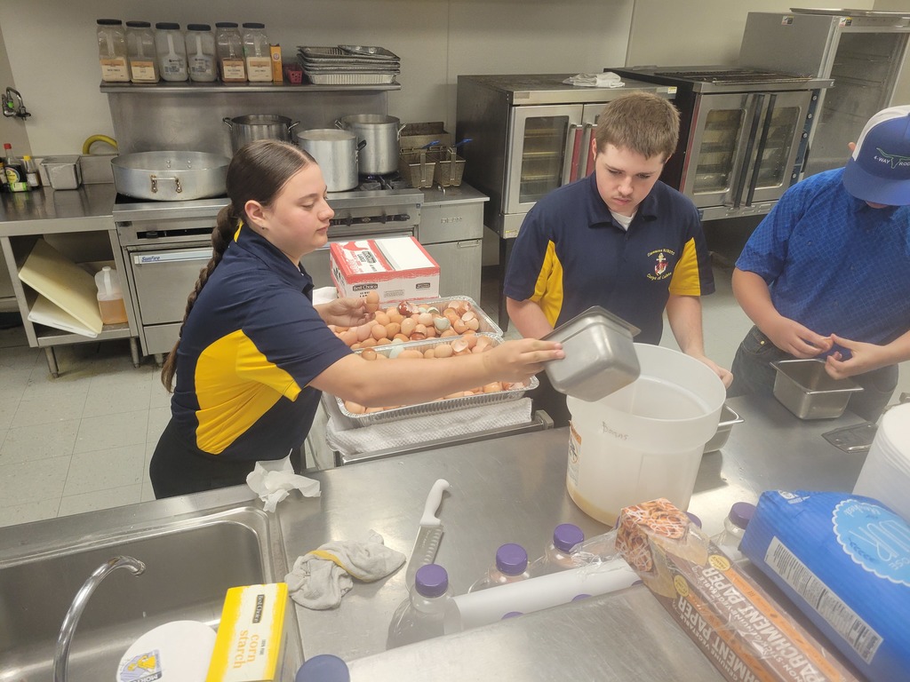 NJROTC students serving at Wild Onion Feast.