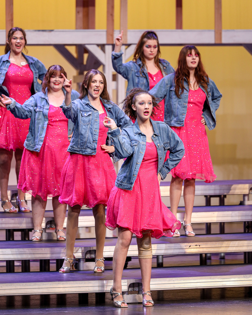 high school show choir express performing.