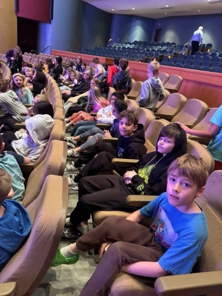 Students excited to see the opera at the RPAC