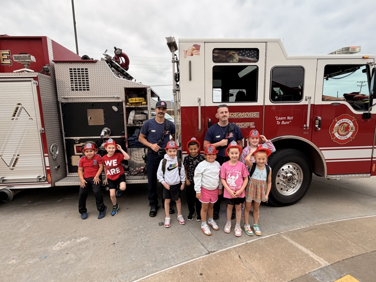 ride to school in a fire truck 