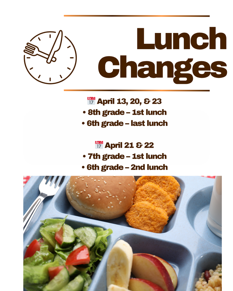 LUNCH CHANGES 