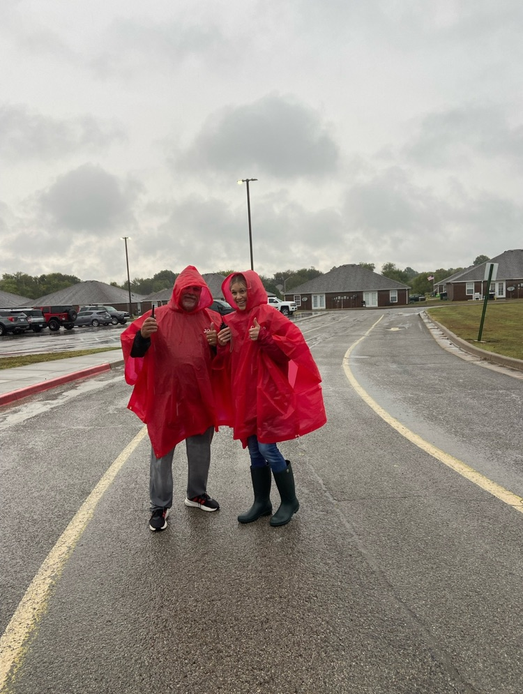 ms Gelnar in the rain 