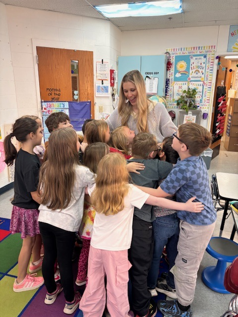 ms Gelnar getting love from class 