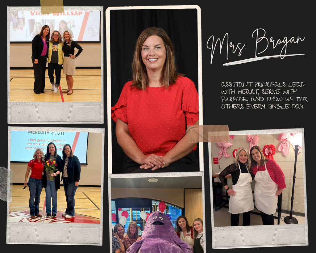 a collage of the assistant principal