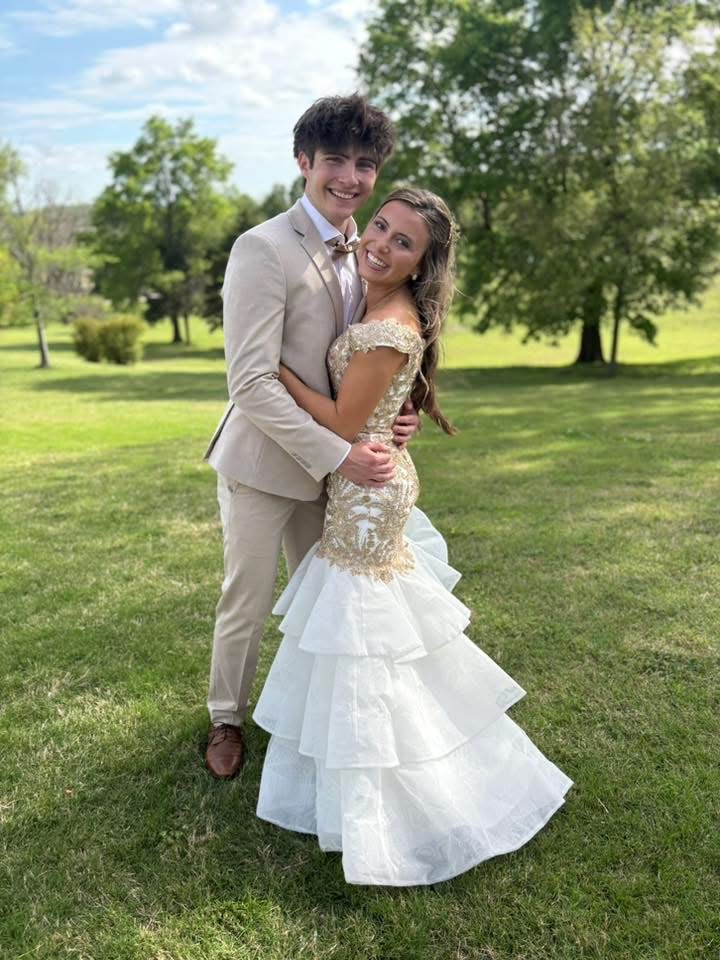 two students smiling for photo 