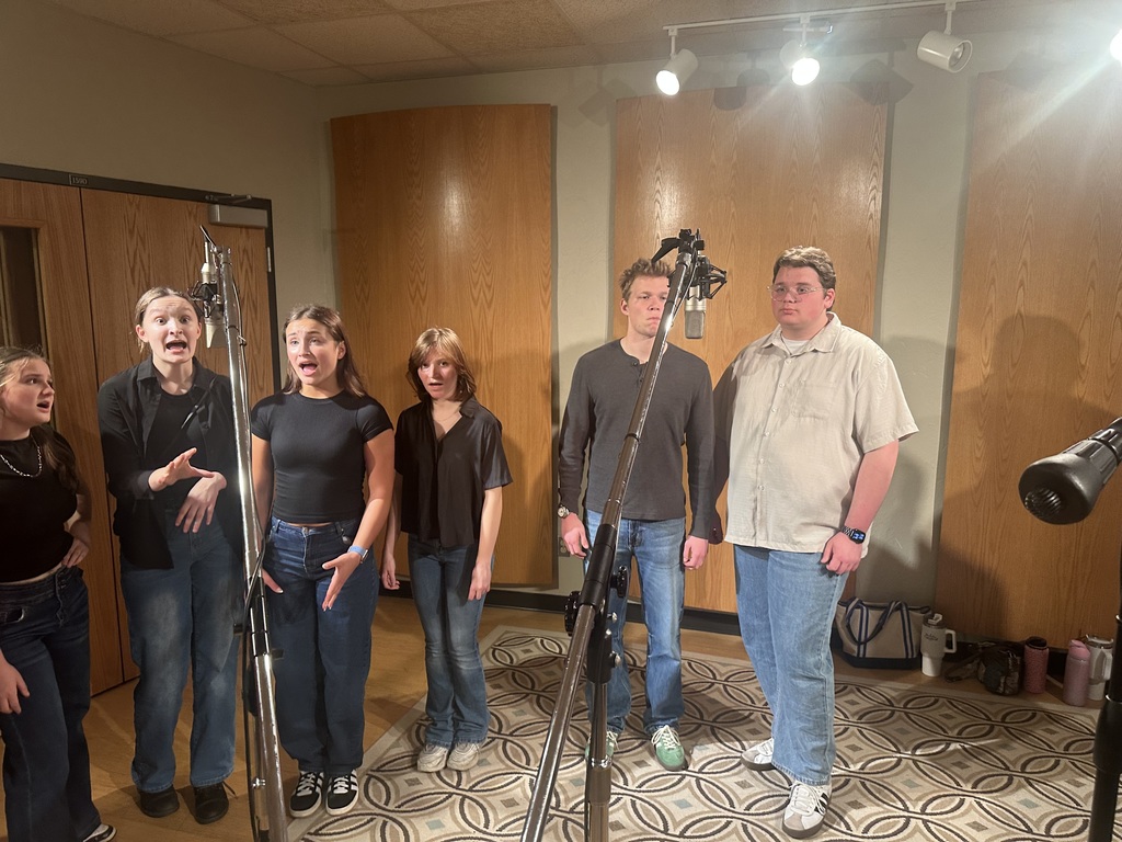 Students of 701 in the studio