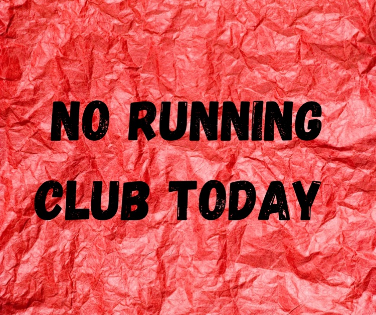 no running club 