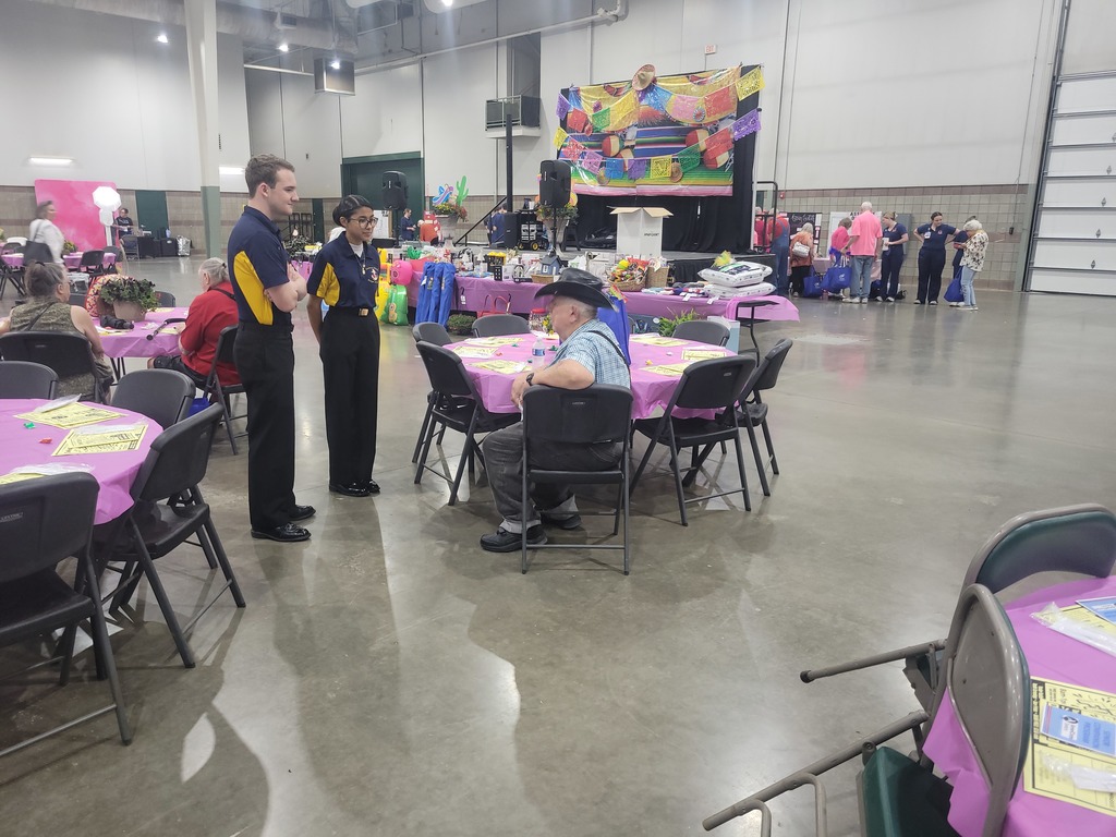 Students helping at Senior Citizen Day