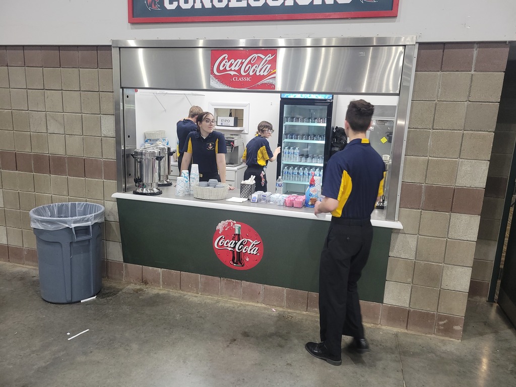 Students helping at Senior Citizen Day