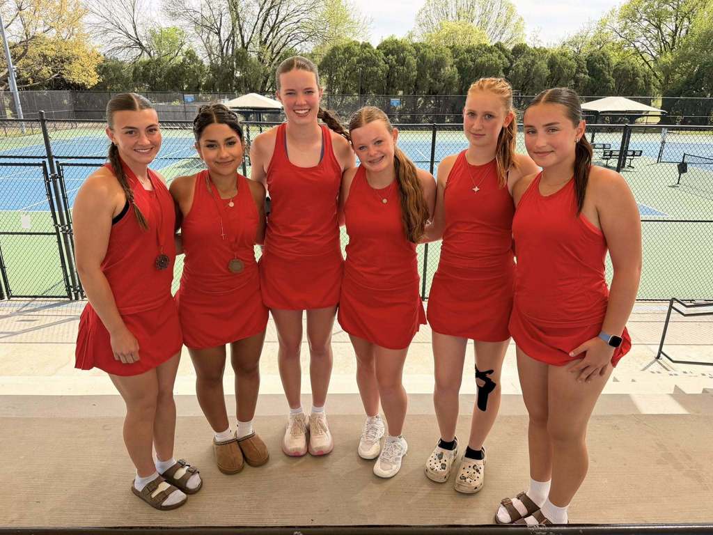 tennis players with medals