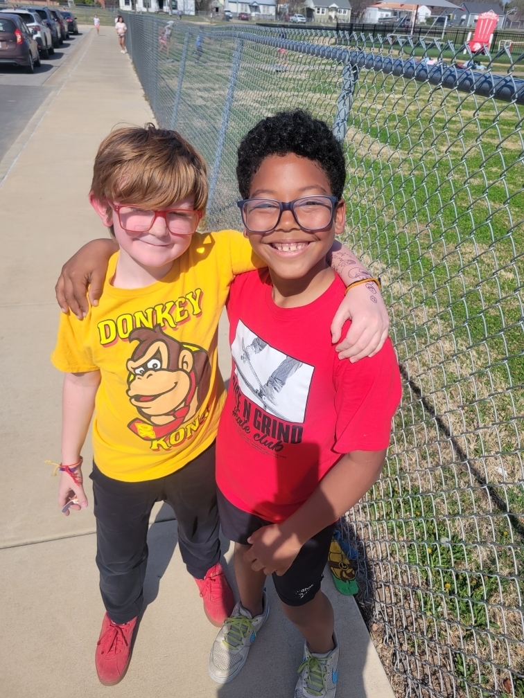 students running at running club