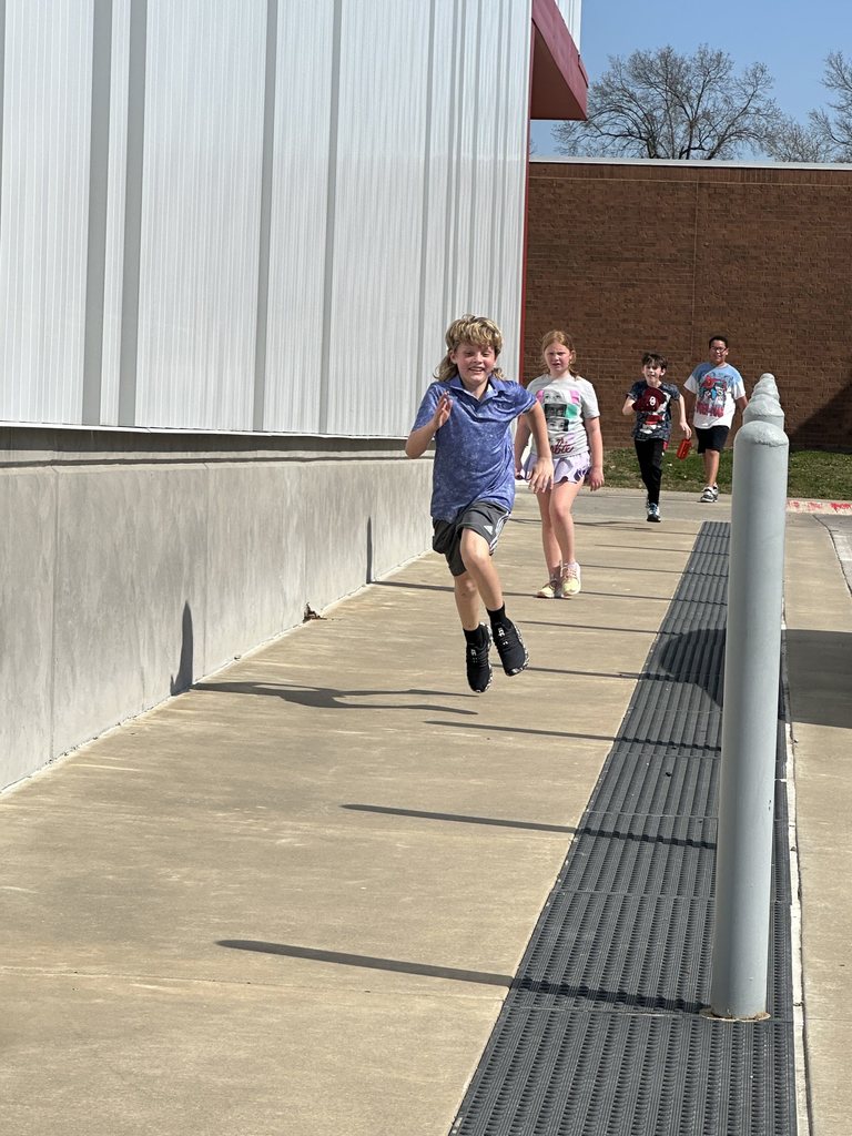 students running at running club