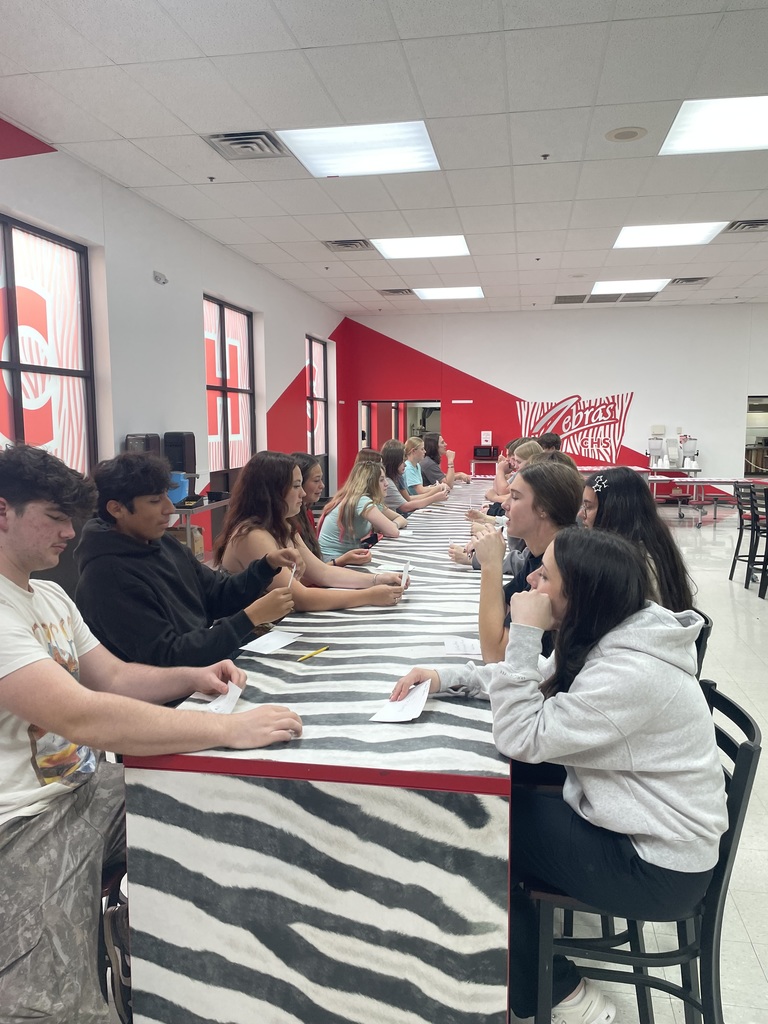 Coach Crenshaw’s Honors Geometry students took a hands-on approach to learning by completing a partner activity focused on surface area of 3D shapes.  Working together, students explored and applied formulas while building a deeper understanding of how surface area works across different figures. A great example of collaboration and active learning in action!