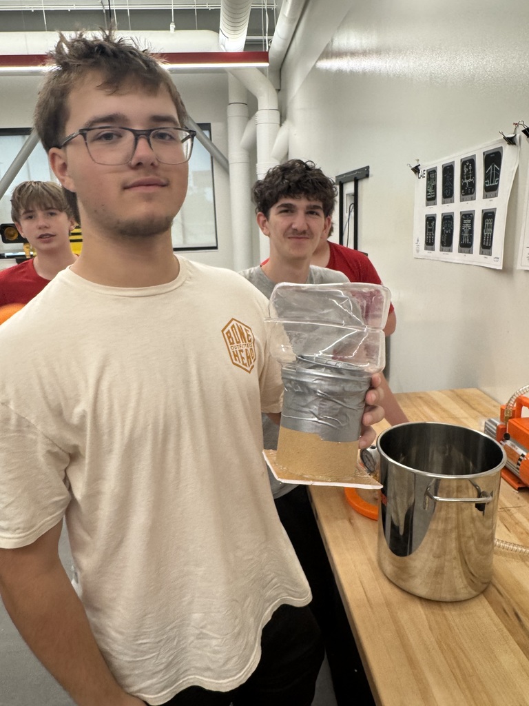 Aviation students took on the Peep Odyssey Innovation Challenge, stepping into the role of Aerospace Engineers to design a space condo capable of surviving Mars-like atmospheric conditions.  Using marshmallow Peeps as “residents,” students built prototypes, tested them in a vacuum chamber, and observed how changes in pressure affect their designs. They then analyzed results and made improvements to better protect their structures.  All findings were documented in engineering binders and will be shared with the class in final presentations.  Great hands-on learning in action as students explore real-world aerospace engineering concepts! 🚀
