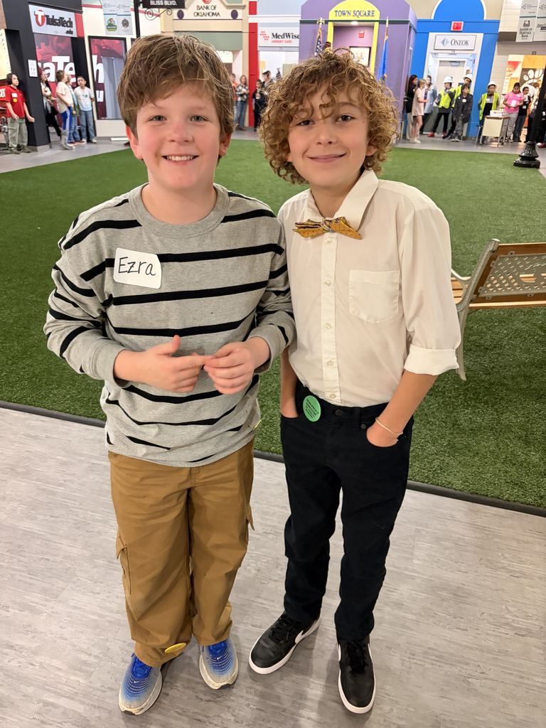 students participating in Biztown