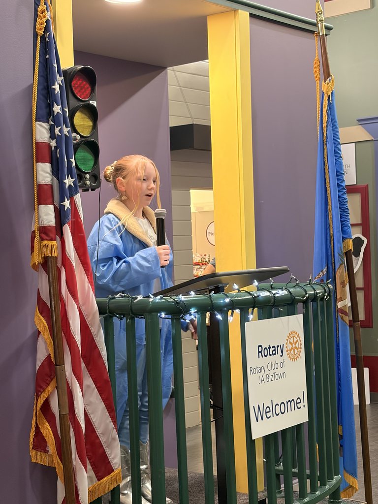 students participating in Biztown