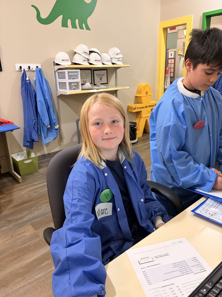 students participating in Biztown