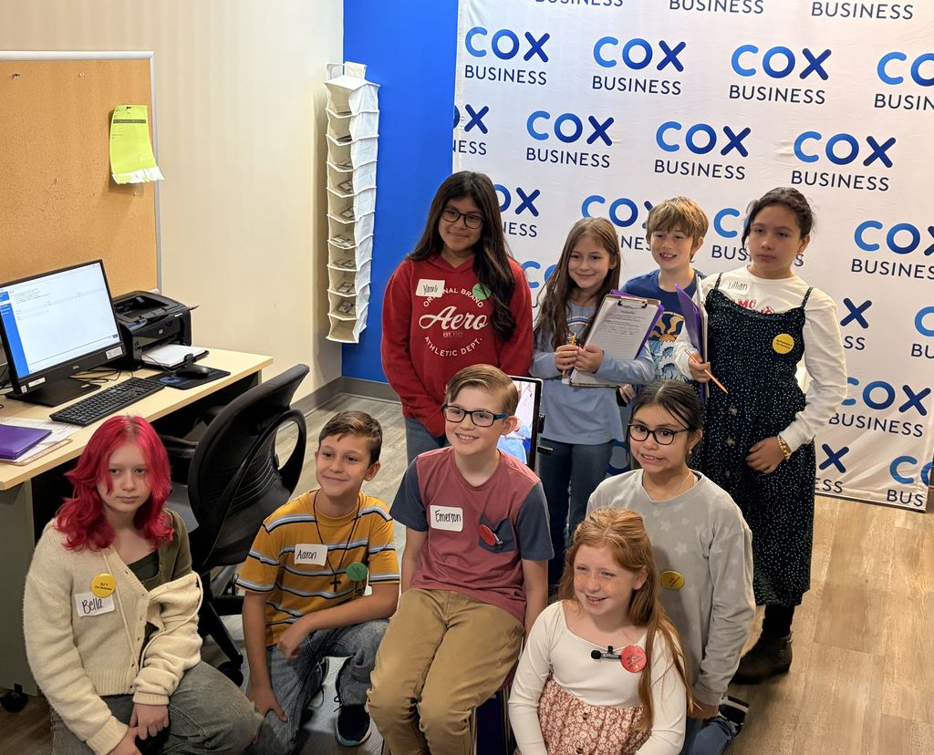 students participating in Biztown
