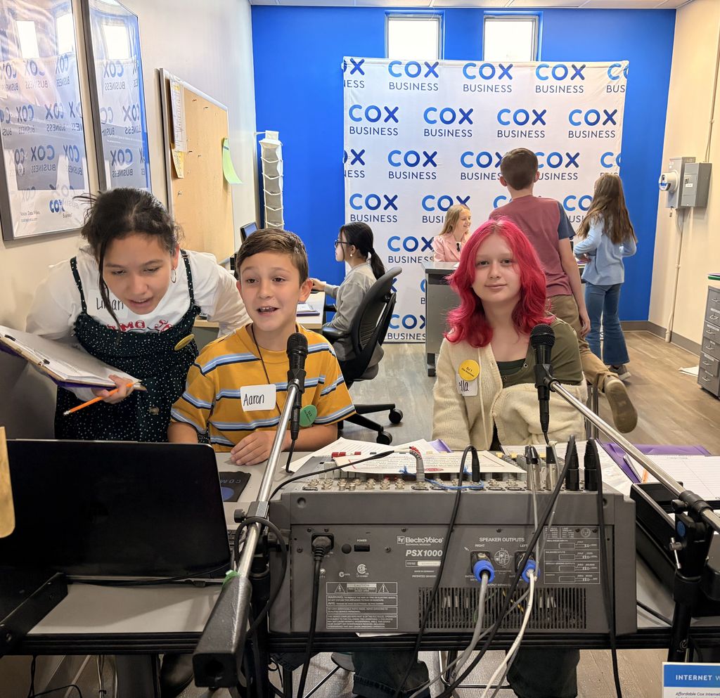 students participating in Biztown