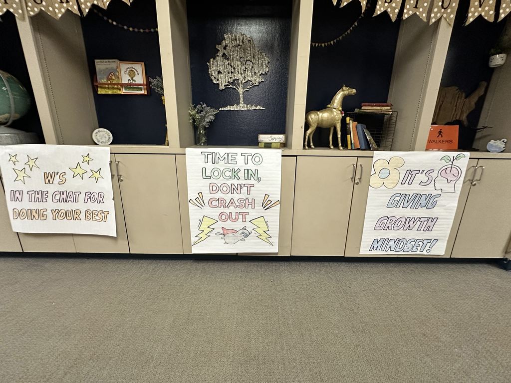signs giving motivation for testing