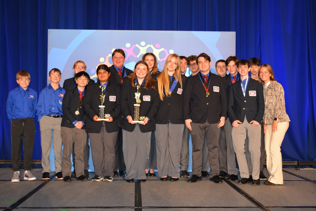 🏆🔧 Claremore TSA Shines at State! 🔧🏆  We’re proud to celebrate our Claremore Technology Student Association members for an outstanding showing at the state level!  👏 16 Claremore students qualified to compete in multiple events, including Chapter Team, Digital Photography, Tech Bowl, and Problem Solving—an incredible accomplishment!  🥇 STATE CHAMPIONS – Chapter Team Lillian Doonkeen, Brooklynn England, Korben Fortna, Rosemary Jones, Gavin Owens, and Christian Sather  🥈 STATE RUNNER-UP – Chapter Team Kenneth Bowlby, Eli Estrada, Ellis Fears, Aneeza Hasin, Preston Heide, and Charlee Wilbanks  🎉 Additional state qualifiers included high school students Myer Schmidt and Nate Howard, along with WRJH students Keagan Travis and Camden Kimblern.  🚀 Our 1st place Chapter Team has earned the opportunity to represent Claremore at Nationals in June—we can’t wait to see what they accomplish next!  👏 A special congratulations to Korben Fortna, who wrapped up a successful term serving as TSA State Historian for Oklahoma.  We are so proud of all of these students for their hard work, dedication, and excellence in representing Claremore!