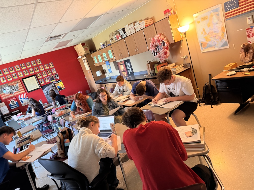🏡🇺🇸 APUSH Comes to Life with a Levittown Block Party! 🇺🇸🏡 Mrs. Grubb’s AP U.S. History students stepped back in time with a creative Levittown Block Party experience! Students were divided into six different family dynamics from the 1950s and 1960s, allowing them to explore the cultural shifts and rapid rise of suburbia in a hands-on way. From examining anti-communist sentiments at home and abroad, to discussing the election of Eisenhower, new legislation, and the development of the interstate system as “escape routes” to suburban life—students tackled major historical themes from multiple perspectives. 🎶 They also connected history to pop culture, diving into the influence of artists like Elvis Presley and Buddy Holly during this transformative era. By taking notes on each family dynamic, students gained a deeper understanding of how these changes shaped the bigger picture of American life in the mid-20th century. Learning history by living it—great work by Mrs. Grubb and her APUSH students! 