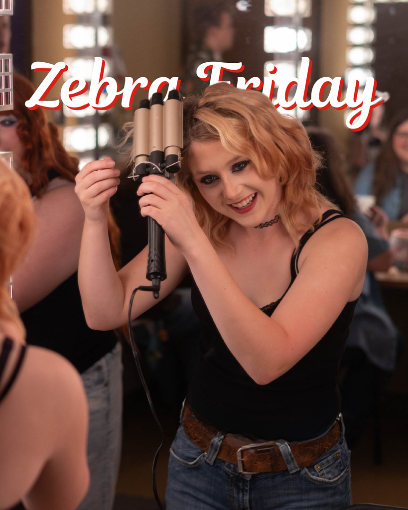 student getting ready for the musical 