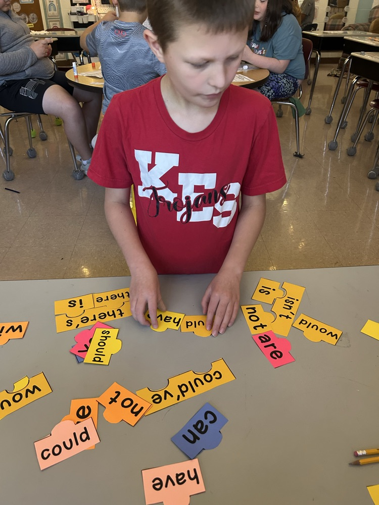 students matching contractions