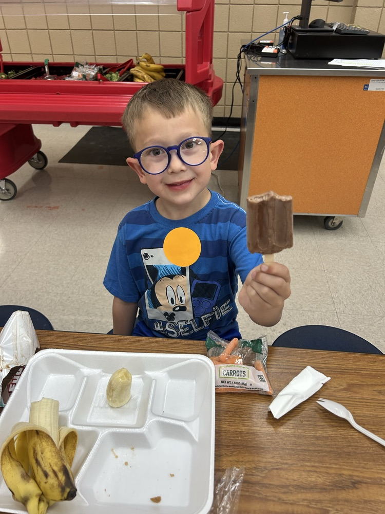 student eating ice cream 